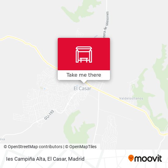 Ies Campiña Alta, El Casar map