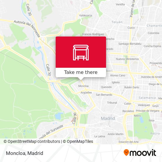 Moncloa map