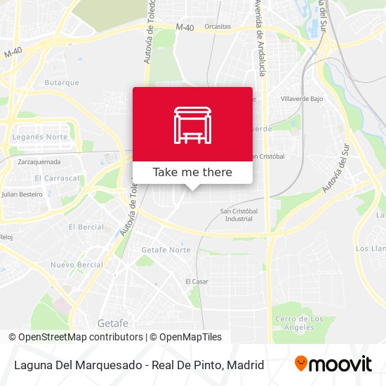 Laguna Del Marquesado - Real De Pinto map
