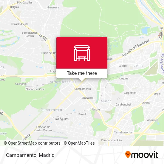 Campamento map