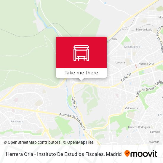 Herrera Oria - Instituto De Estudios Fiscales map