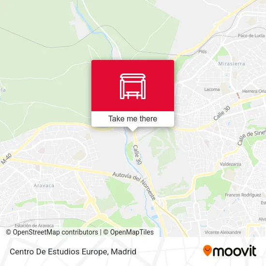 Centro De Estudios Europe map