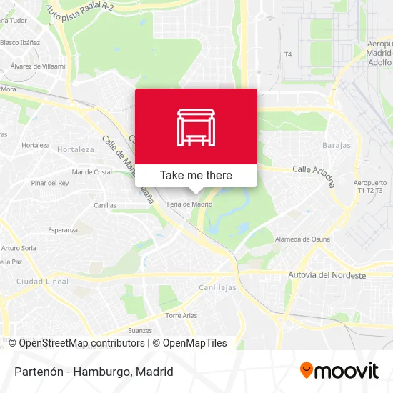 Partenón - Hamburgo map