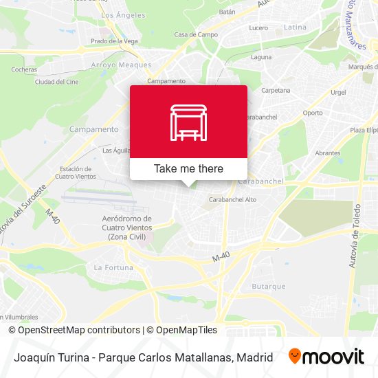 Joaquín Turina - Parque Carlos Matallanas map