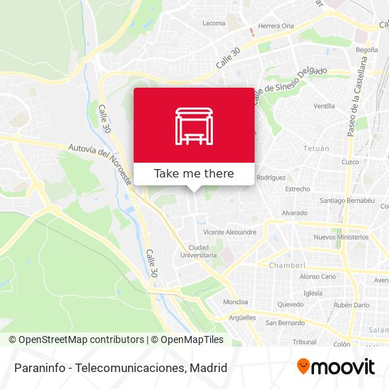 Paraninfo - Telecomunicaciones map