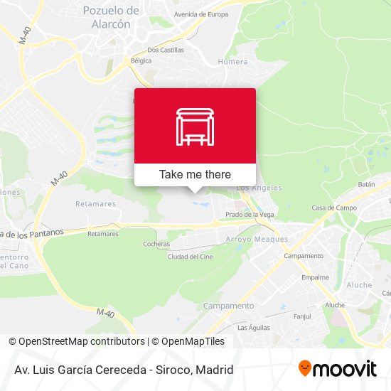Av. Luis García Cereceda - Siroco map