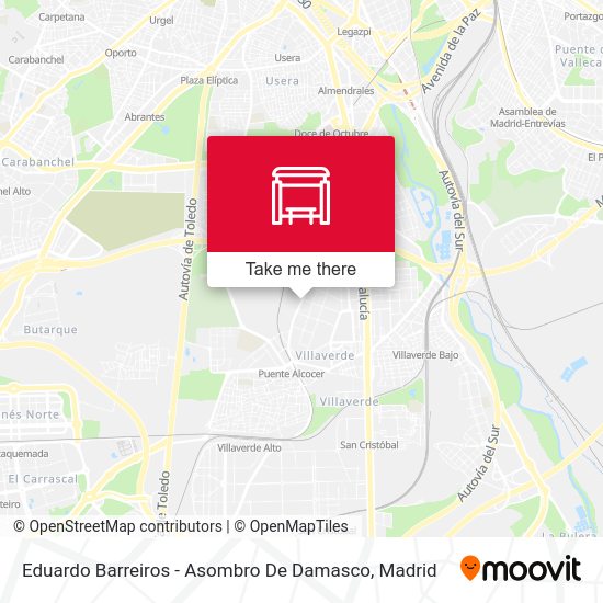 Eduardo Barreiros - Asombro De Damasco map