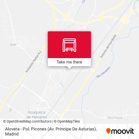 Alovera - Pol. Picones (Av. Príncipe De Asturias) map