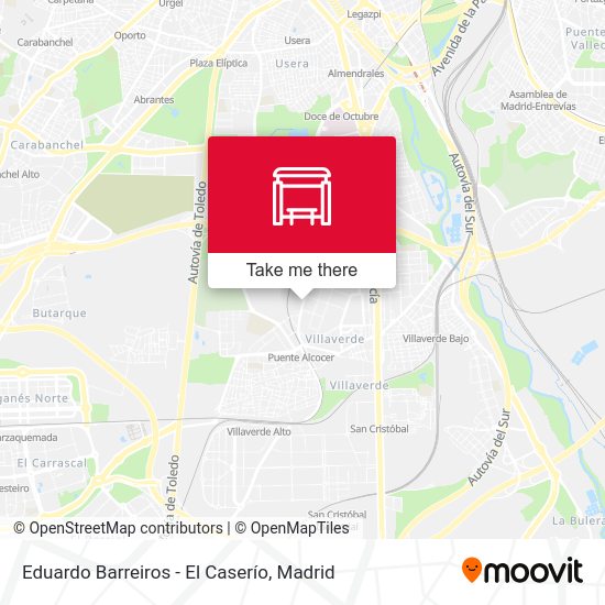 Eduardo Barreiros - El Caserío map