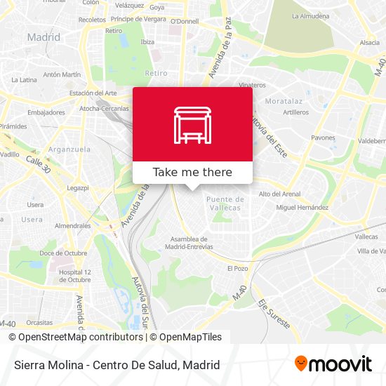Sierra Molina - Centro De Salud map