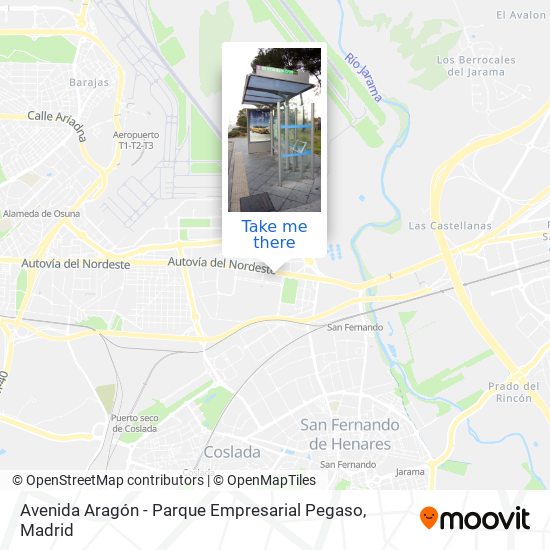 Avenida Aragón - Parque Empresarial Pegaso map