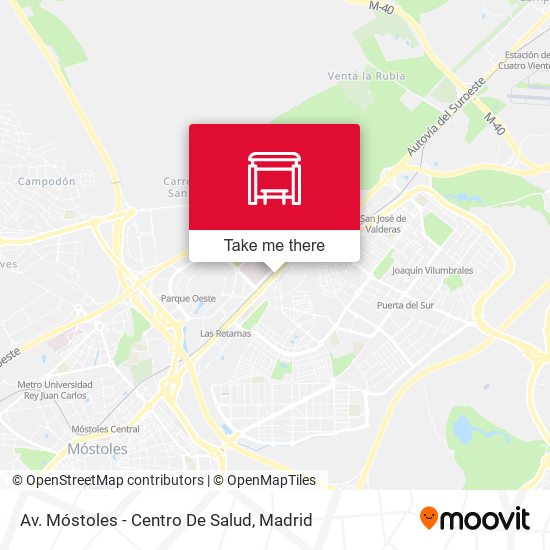 Av. Móstoles - Centro De Salud map
