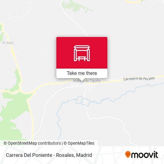 Carrera Del Poniente - Rosales map