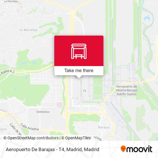 Aeropuerto De Barajas - T4, Madrid map