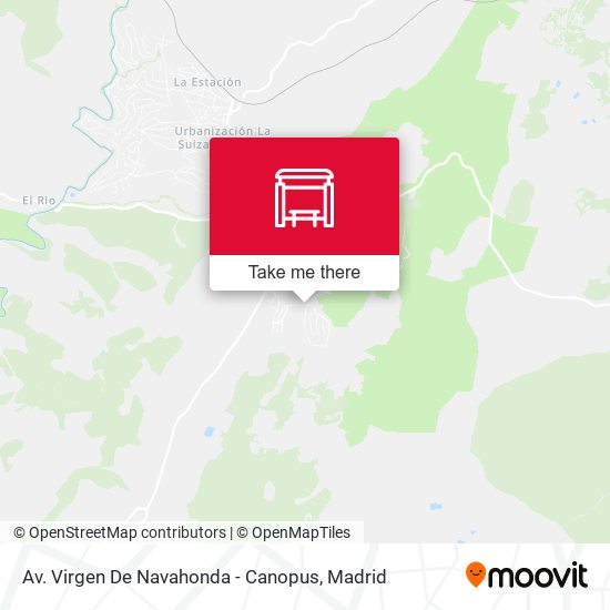 Av. Virgen De Navahonda - Canopus map