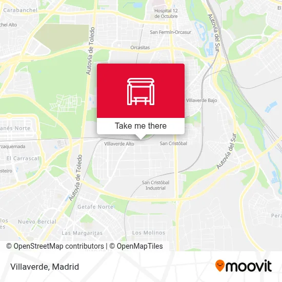 Villaverde map