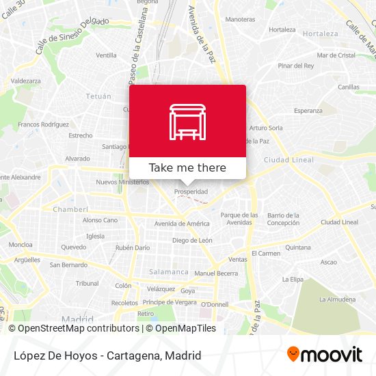 López De Hoyos - Cartagena map
