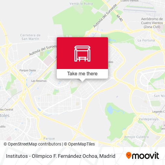 Institutos - Olímpico F. Fernández Ochoa map
