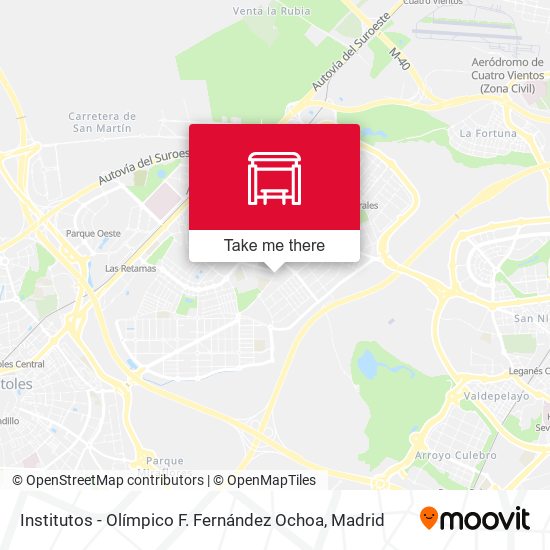 Institutos - Olímpico F. Fernández Ochoa map