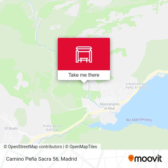 Camino Peña Sacra 56 map