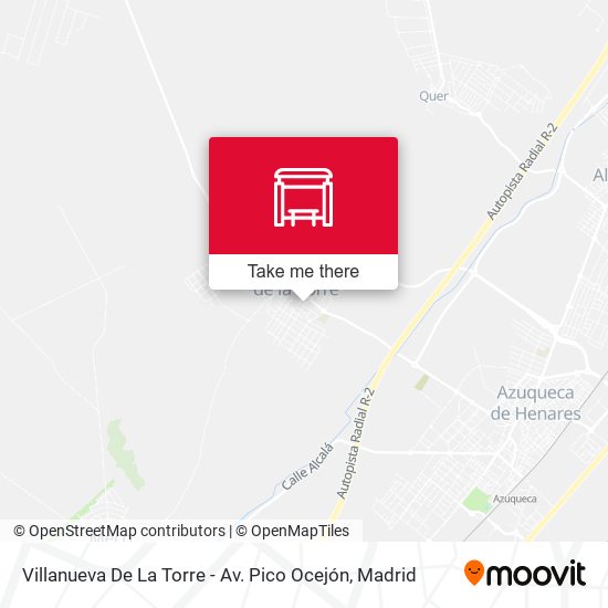 Villanueva De La Torre - Av. Pico Ocejón map