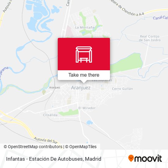 Infantas - Estación De Autobuses map