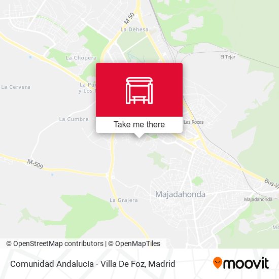Comunidad Andalucía - Villa De Foz map