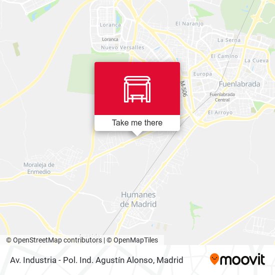 Av. Industria - Pol. Ind. Agustín Alonso map