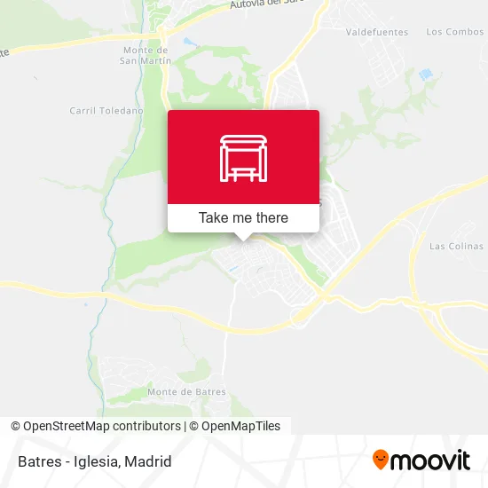 Batres - Iglesia map