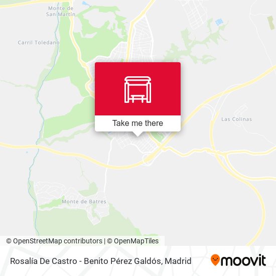Rosalía De Castro - Benito Pérez Galdós map