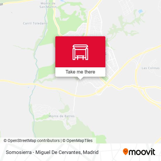 Somosierra - Miguel De Cervantes map