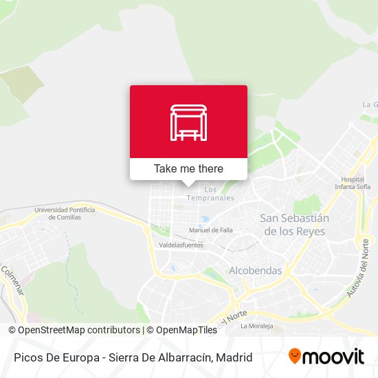 Picos De Europa - Sierra De Albarracín map