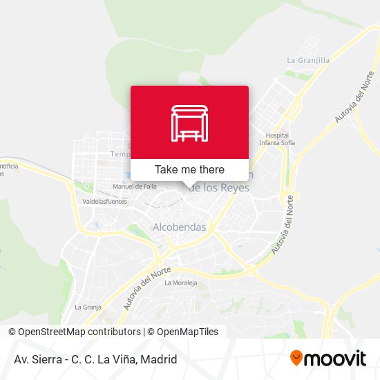 mapa Av. Sierra - C. C. La Viña