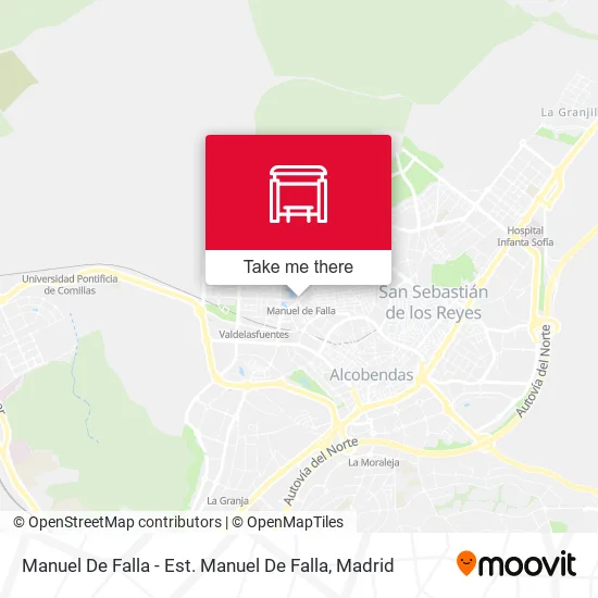 Manuel De Falla - Est. Manuel De Falla map