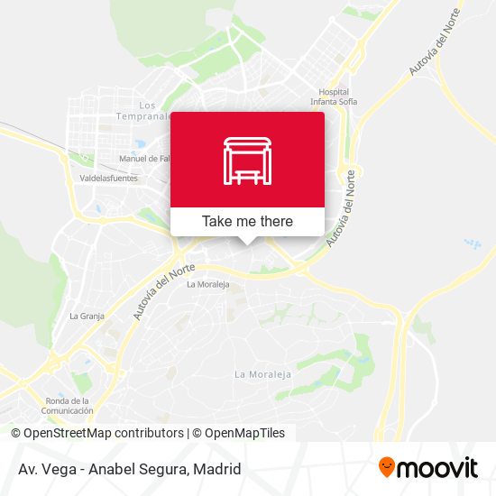 Av. Vega - Anabel Segura map