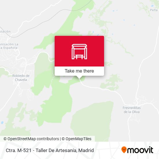Ctra. M-521 - Taller De Artesanía map
