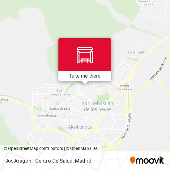 Av. Aragón - Centro De Salud map