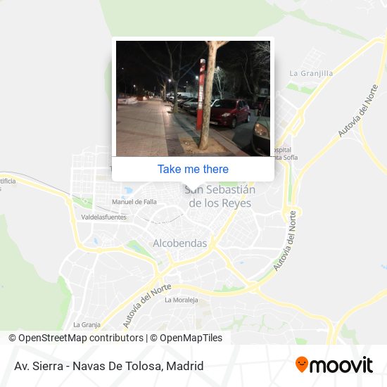 Av. Sierra - Navas De Tolosa map