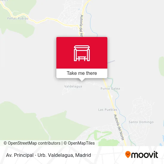 Av. Principal - Urb. Valdelagua map