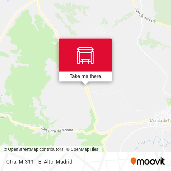 Ctra. M-311 - El Alto map