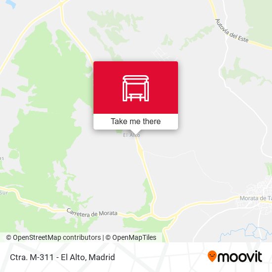 Ctra. M-311 - El Alto map