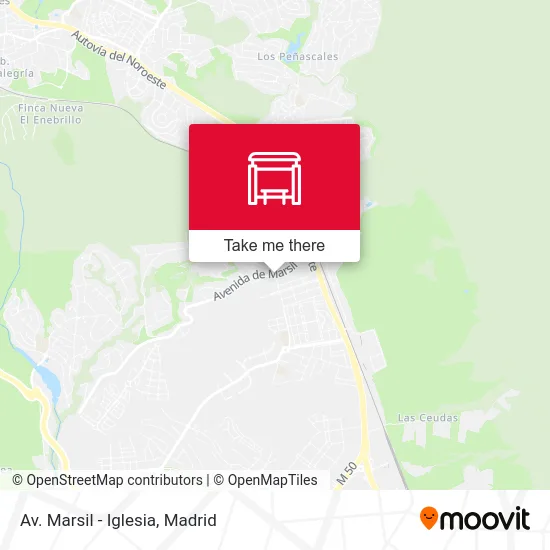 Av. Marsil - Iglesia map