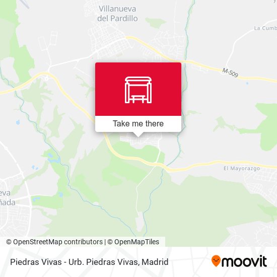 Piedras Vivas - Urb. Piedras Vivas map