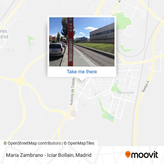 María Zambrano - Icíar Bollaín map