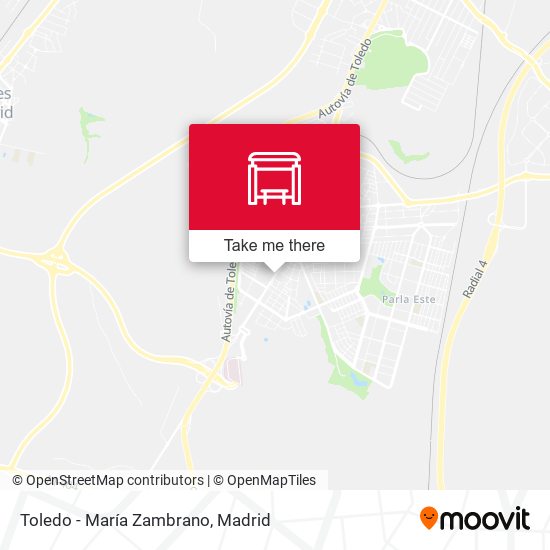 Toledo - María Zambrano map