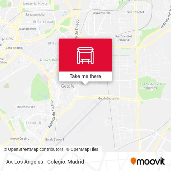 Av. Los Ángeles - Colegio map