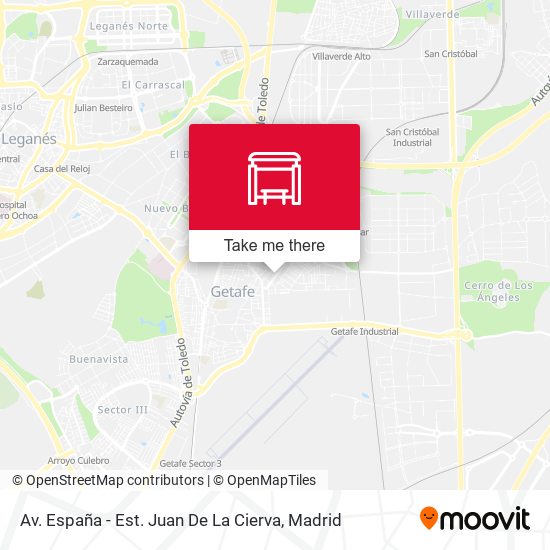 mapa Av. España - Est. Juan De La Cierva