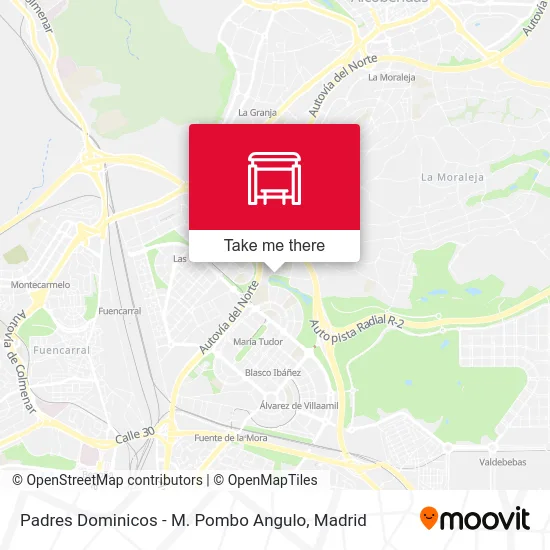 Padres Dominicos - M. Pombo Angulo map