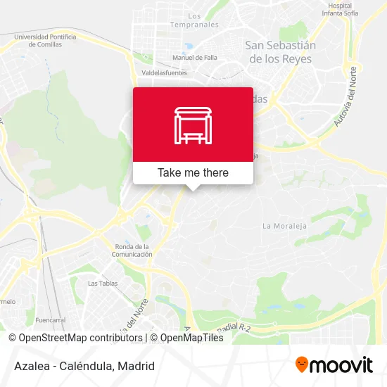 Azalea - Caléndula map