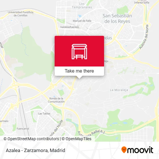Azalea - Zarzamora map
